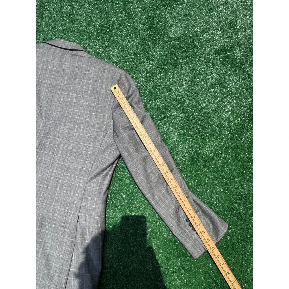Brooks Brothers Explorer Fitzgerald Fit Grey Glen Plaid Blazer Sport Coat 44R